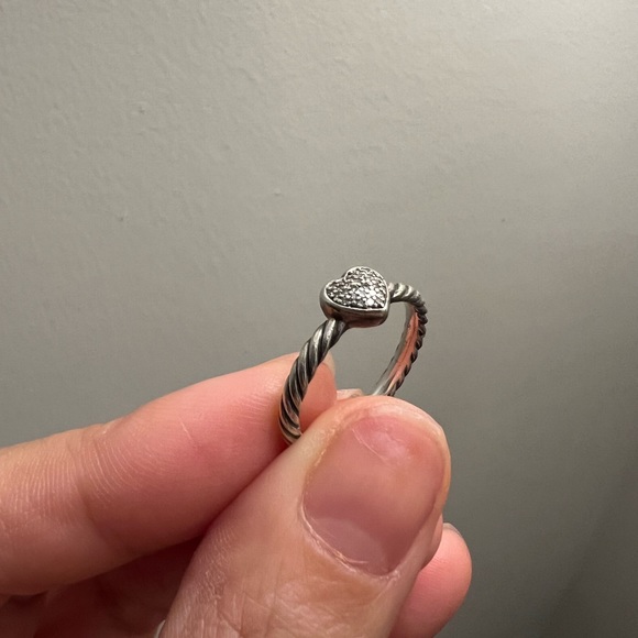 David Yurman Heart Diamond Ring - Picture 5 of 5